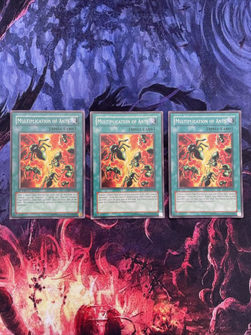 IOC-098 x3 MULTIPLICATION OF ANTS COMMON CARDS YUGIOH