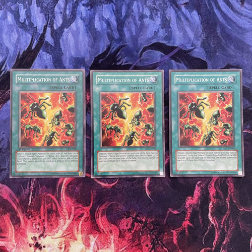 IOC-098 x3 MULTIPLICATION OF ANTS COMMON CARDS YUGIOH