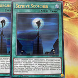 DUSA-EN029 x3 SKYDIVE SCORCHER YUGIOH CARDS