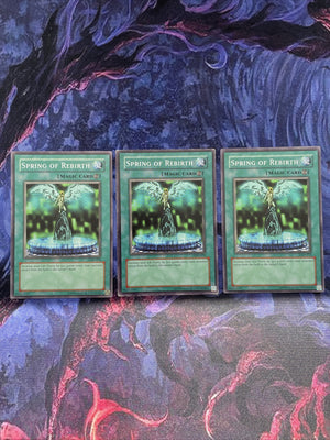 LOD 076 Yugioh | Spring Of Rebirth × 3 | Common