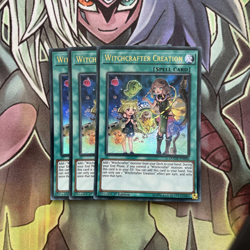 DUOV-EN096 x3 Witchcrafter Creation Ultra Rare Excellent Condition Yugioh
