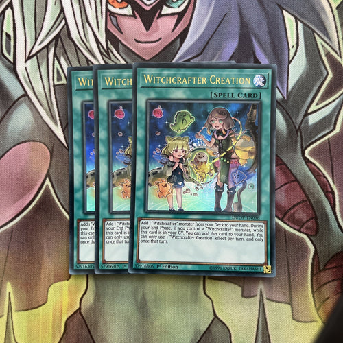 DUOV-EN096 x3 Witchcrafter Creation Ultra Rare Excellent Condition Yugioh