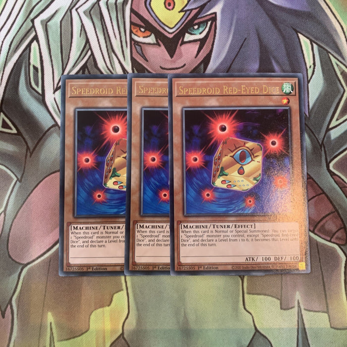 MAGO-EN099 x3 Speedroid Red-Eyes Dice Rare Excellent Condition Yugioh