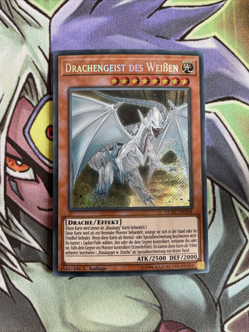 LCKC-EN018 Dragon Spirit Of White Secret Rare 1st Ed GERMAN NM Yugioh Card
