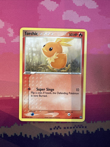 Pokemon Card Torchic Ex Power Keepers Common 67/108 Near Mint