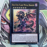 LDK2-ENJ41 Red-Eyes Flare Metal Dragon Ultra Rare Unl Edition NM Yugioh Card