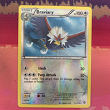 Pokemon Card Braviary Dragons Exalted Reverse Holo Rare 112/124 Near Mint