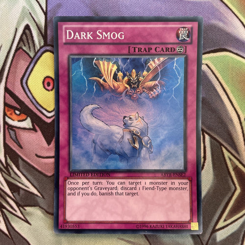 ABYR-ENSE2 Dark Smog Super Rare 1st Edition NM Yugioh Card
