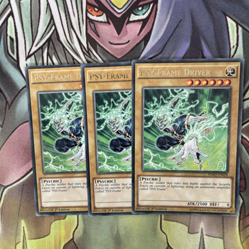 HSRD-EN028 x3 PSY-Frame Driver Rare Excellent Condition Yugioh