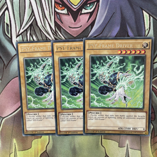 HSRD-EN028 x3 PSY-Frame Driver Rare Excellent Condition Yugioh