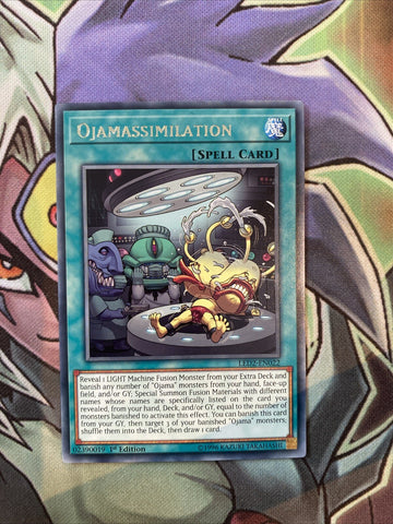 LED2-EN022 Ojamassimilation Rare 1st Edition NM Yugioh Card