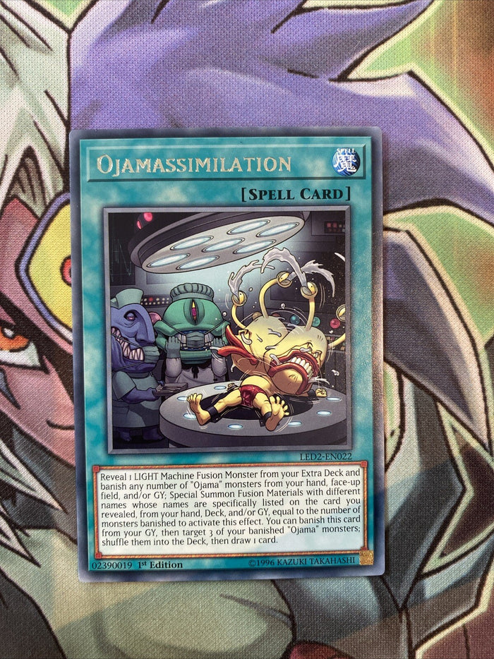 LED2-EN022 Ojamassimilation Rare 1st Edition NM Yugioh Card