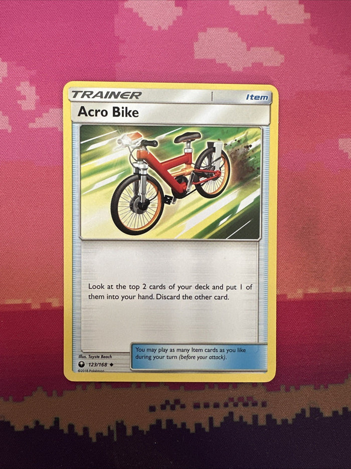Pokemon Card Acro Bike Celestial Storm Uncommon 123/168 Near Mint