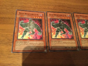 CRMS-EN013 3 x Trap Reactor Y Fi Common Playset Yugioh Card (back)