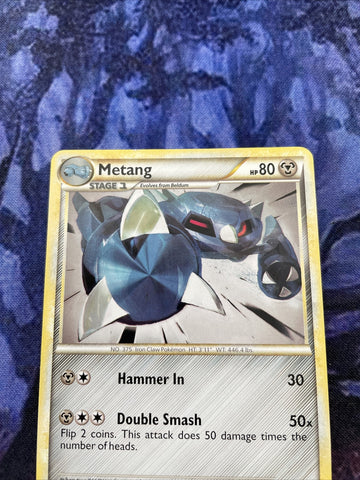 Pokemon Card Metang Undaunted 30/90 Excellent Condition (back)