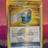 Pokemon Card Max Potion 121/116 Secret Rare Plasma Freeze Portugese Near Mint