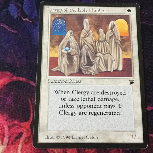 Clergy of the Holy Nimbus - Legends Excellent Magic MTG