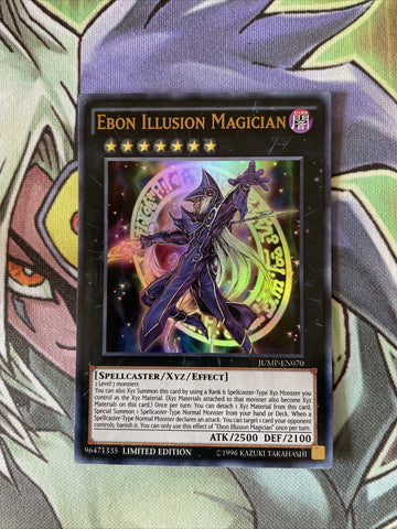 JUMP-EN070 Ebon Illusion Magician Ultra Rare Limited Edition NM Yugioh Card