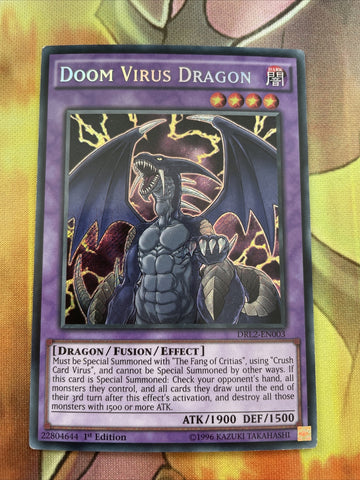 DRL2-EN003 Doom Virus Dragon - 1st Edition - Secret - Yugioh