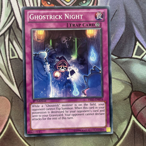PRIO-EN074 Ghostrick Night Common 1st Edition Near Mint Yugioh