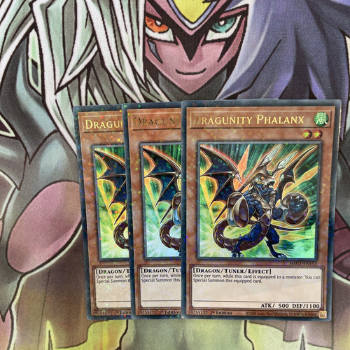 HAC1-EN153 x3 Dragunity Phalanx Dual Terminal Ultra Excellent Condition Yugioh
