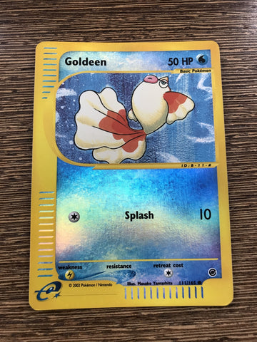 Pokemon Card Goldeen Expedition Reverse Holo 111/165 Excellent