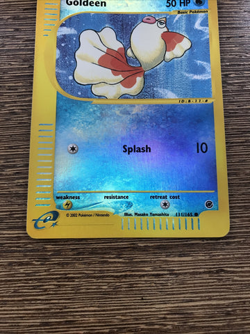 Pokemon Card Goldeen Expedition Reverse Holo 111/165 Excellent (back)