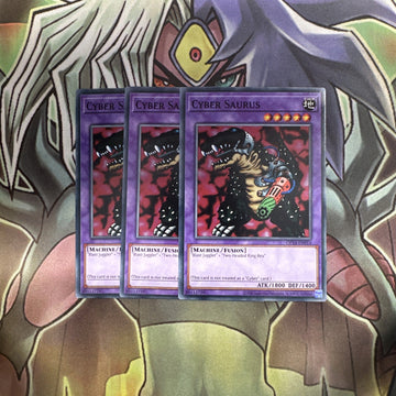 OP16-EN014 Cyber Saurus Common x3 Excellent Condition Yugioh