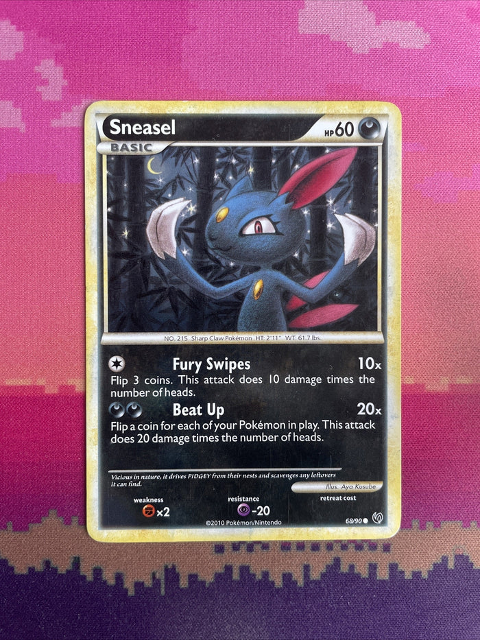 Pokemon Card Sneasel Undaunted Common 68/90 NM
