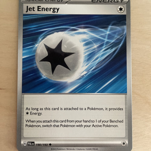 190/193 Jet Energy :  Paldea Evolved Pokemon Trading Card Game