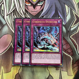 DUOV-EN100 x3 Cybernetic Overflow Ultra Rare Excellent Condition Yugioh