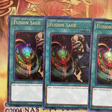 LCKC-EN089 x3 FUSION SAGE YUGIOH CARDS