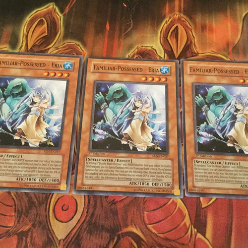 EEN-EN027 Yugioh 3x Familiar-Possessed - Eria (Mixed)