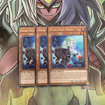 LED4-EN024 x3 Dark Rose Fairy Rare Excellent Condition Yugioh