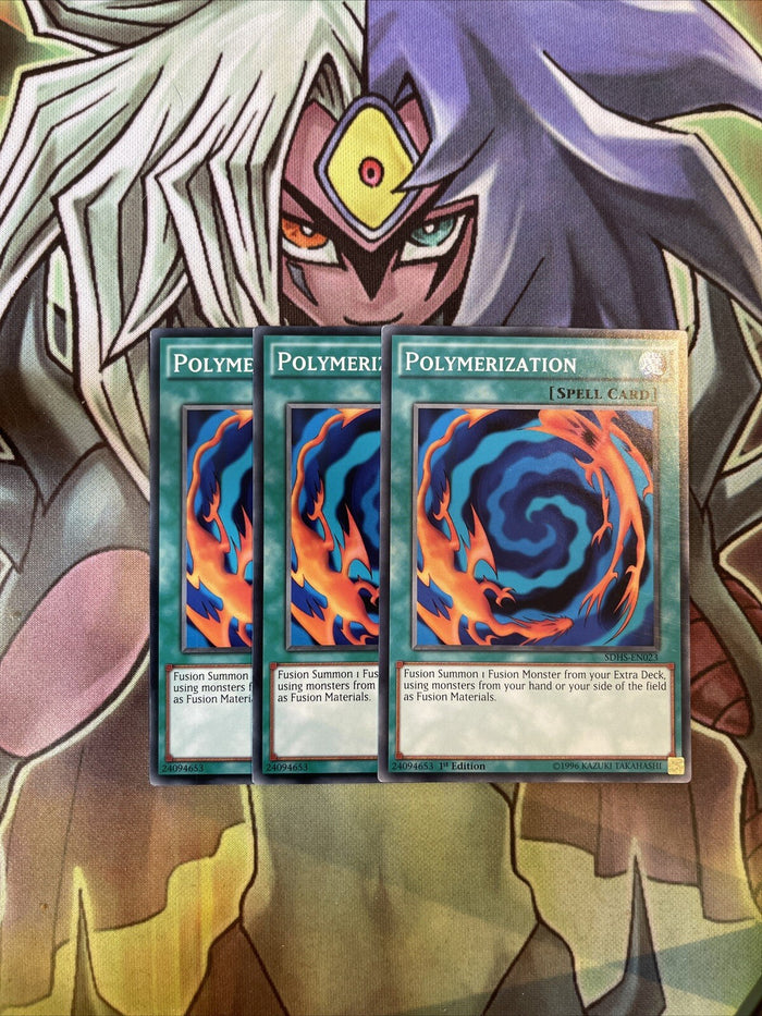 SDHS-EN023 x3 Polymerization Common Excellent Condition Yugioh