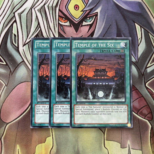 SDWA-EN031 x3 Temple of the Six Common Excellent Condition Yugioh