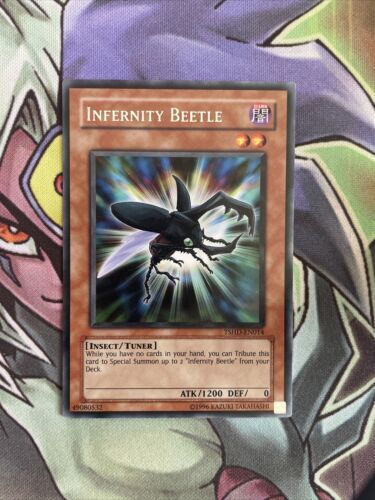 TSHD-EN014 Infernity Beetle Rare Unlimited Edition NM Yugioh Card