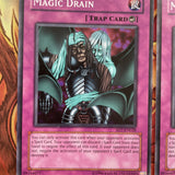 SD7-EN028 x3 Magic Drain Common Yugioh Card