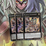 CT11-EN002 x3 Bujintei Susanowo Platinum Rare Excellent Condition Yugioh