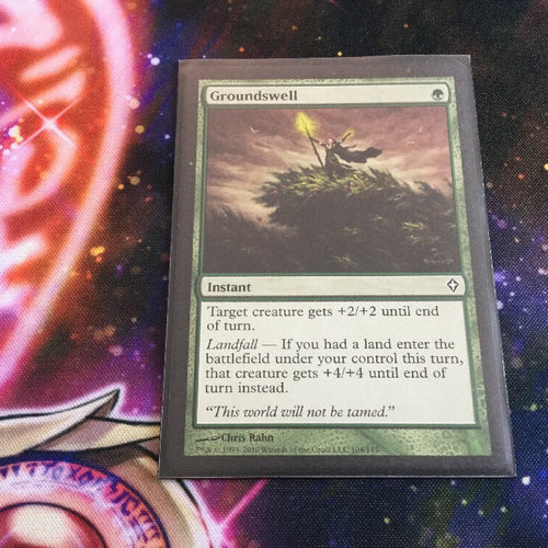1x GROUNDSWELL Worldwake/Duel Deck Excellent Magic MTG