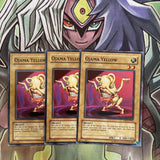 DR2-EN001 x3 Ojama Yellow Common Excellent Condition Yugioh