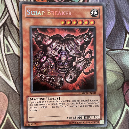 STOR-EN084 Scrap Breaker Secret Rare UNL Edition Near Mint Yugioh