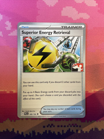 Pokemon Card Superior Energy Retrieval Prize Pack 189/193 NM