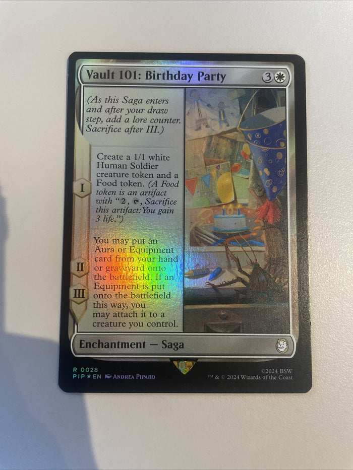 Vault 101: Birthday Part FOIL - Fallout Excellent Magic MTG