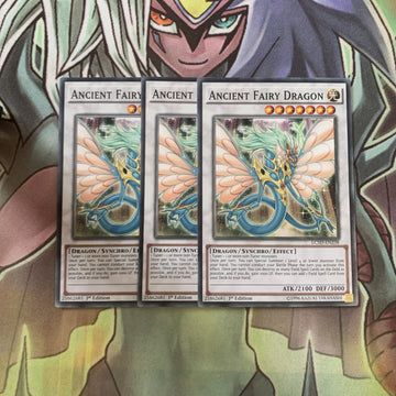 LC5D-EN238 x3 Ancient Fairy Dragon Common Excellent Condition Yugioh