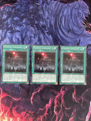 MP14-EN171 x3 Vampire Kingdom Common 1st Edition NM Yugioh