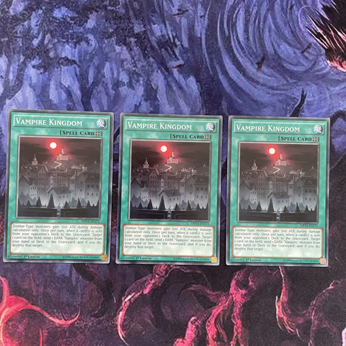 MP14-EN171 x3 Vampire Kingdom Common 1st Edition NM Yugioh