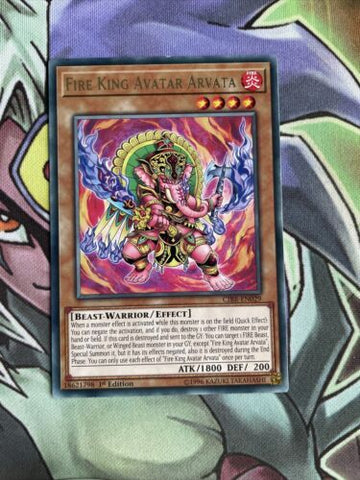 CIBR-EN029 Fire King Avatar Arvata Rare Mixed Edition NM Yugioh Card