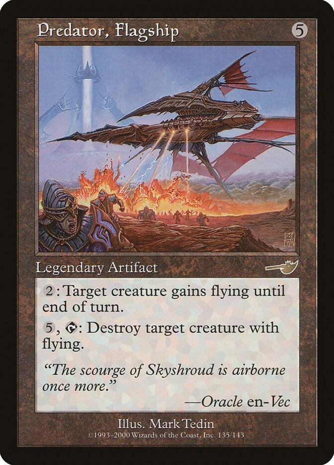 Predator, Flagship - Nemesis Excellent Magic MTG
