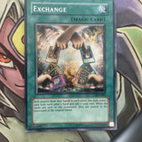 EDS-001 Exchange Secret Rare Unl Edition NM Yugioh Card